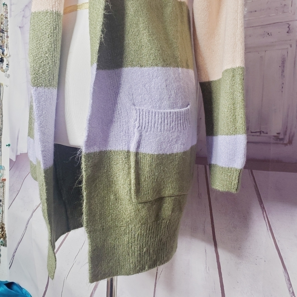 GOLD RAY SIZE S MULTICOLOR CARDIGAN FALL SWEATER NWT - Picture 6 of 10